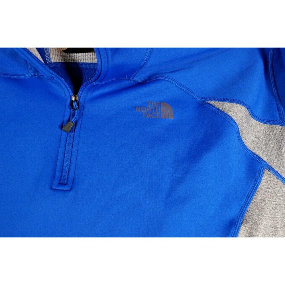 The North Face Pullover‎ Men's M Blue Sweater Quarter Zip Long Sleeve Flashdry